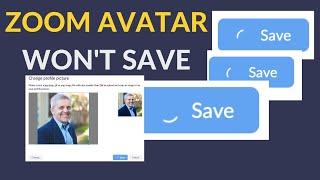 Zoom Avatar Won’t Save - Contacting Zoom Support