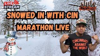 Livestream: Snowed in With Cin. Marathon Live #travel #podcast #livestream