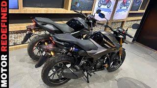 Finally 2024 Hero Xtreme 160R 4V Vs Xtreme 160R 2V Stealth Black Comparison | Motor Redefined.