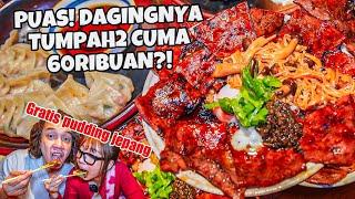 PORSI KULI! NASI DAGING MELIMPAH SAMPE PERUT MELEDAK CUMA 60RIBUAN?! INI JUALAN APA SEDEKAH?!