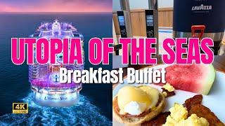 UTOPIA OF THE SEAS • Breakfast BUFFET Tour (Windjammer Marketplace)