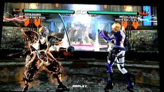 Yoshimitsu ( ALPHA-SOLIDUS ) Vs Nina ( MNTwins_Fanboy ) - Tekken 6 Rank Match - PS3