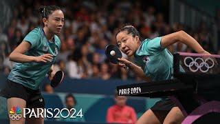 South Korea makes quick work of Germany for women's team table tennis bronze | Paris Olympics