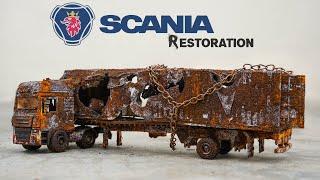 SCANIA Abandoned Container TRUCK Full Restoration