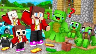 How Rich JJ Family Saved Poor Mikey Family in Minecraft (Maizen)