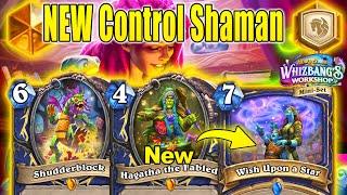 I Made My New Control Shaman Deck That's Actually Good At Whizbang's Workshop Mini-Set | Hearthstone