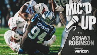 A’Shawn Robinson MIC’D UP for OT win over Kyler Murray and the Cardinals | Carolina Panthers