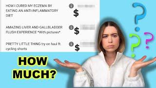 HOW MUCH MONEY DO SMALL YOUTUBERS MAKE? MY TOP 3 EARNING VIDEOS SHOWN 2020