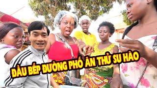 Phản ứng của người dân Angola khi trực tiếp ăn Su Hào ngoài đường phố||Tony Phong cuộc sống Châu Phi