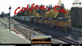 Colfax, CA | UPRR Roseville Sub, MP 141.9 - PTZ | SouthWest RailCams LIVE