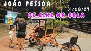 PEDALANDO NA ORLA DE CABO BRANCO | JOÃO PESSOA - PARAÍBA  - AO VIVO - BRASIL