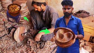 Incredible Process of Making Wooden Fruit Basket | Amazing Woodworking Project