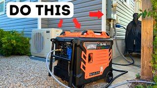 Easily Run Your Air Conditioner With A Generator!