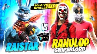 1  2 Challenge Raistar Against Rahul & Sniperlord | Garena Free Fire Max