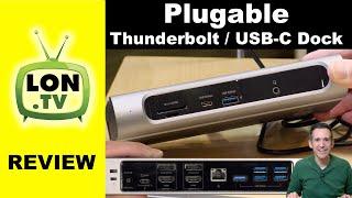 Plugable Thunderbolt AND USB-C Universal Combo Dock Review - Lots of Ports!  TBT3-UDZ