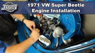 JBugs - 1971 VW Super Beetle - Engine Installation