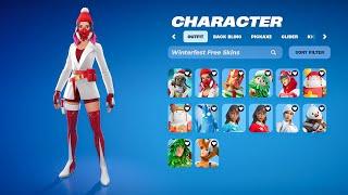 ALL Fortnite Winterfest FREE Skins (2019 - 2024)