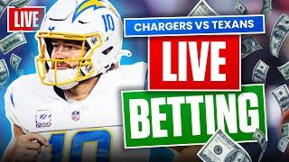 NFL Playoffs Wild Card In-Game Betting Advice | Chargers vs. Texans Player Props & Picks (Saturday)