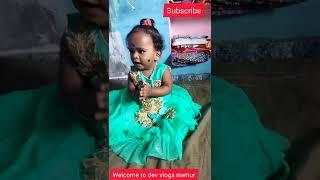 Before 11th month tonsure my son  wearing girl costume how was it #devvlogsmettur