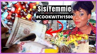 I TRIED THE SISIYEMMIE #COOKWITH1500 CHALLENGE TO FEED 5 ADULTS - HIT OR MISS?