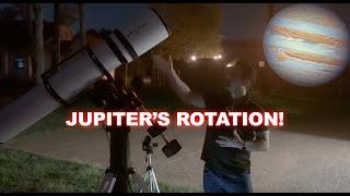 Creating an Animation of Jupiter's Rotation: An Efficient Planetary Imaging Workflow