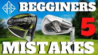 TOP 5 MISTAKES BEGINNER GOLFERS MAKE BUYING GOLF EQUIPMENT...