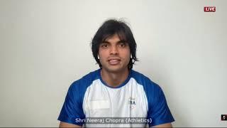 PM Narendra Modi interacted with Javelin thrower Neeraj Chopra | #Cheer4India