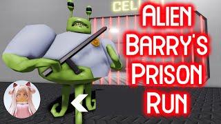 [UPGRADE] BARRY'S PRISON RUN! | Alien Base Barry | Roblox Obby Gameplay Full Walkthrough No Death 4k