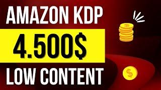 Verdiene 4.500€ im Monat mit dieser Amazon KDP Low Content Nische! Amazon KDP Nische finden (2022)