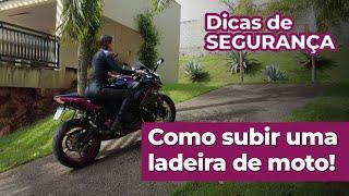 SUBINDO LADEIRA COM A MOTO - PILOTAGEM INICIANTE | por Day Miguel ︎