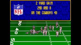 Troy Aikman NFL Football ... (Sega Genesis) Gameplay