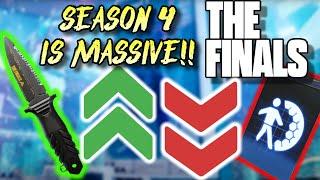 THE FINALS SEASON 4 IS CHANGING THE META IN BIG WAYS!!!! (opinions on the new weapons and patch's)