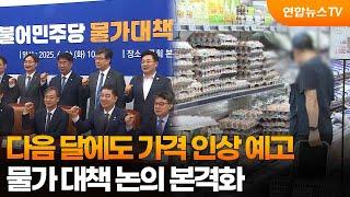 다음 달에도 가격 인상 예고…물가 대책 논의 본격화 / 연합뉴스TV (YonhapnewsTV)