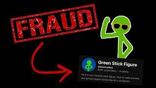 Green Stick Figure: Sitting on a Throne of Lies