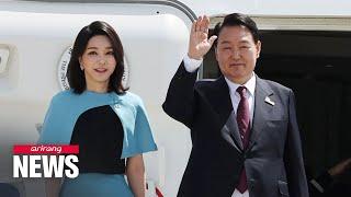 Pres. Yoon Suk-yeol returns home from NATO summit