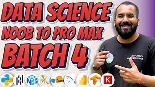 Most Affordable LIVE Batch Ever ️ Data Science Noob to ProMax Batch 4 Trailer