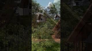 Modern Scandinavian Houses in the Forest