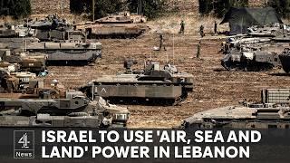 Israel Lebanon ground invasion believed imminent as tanks mass at border