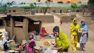 Beautiful Rural Life routine of Village women | Cooking unique recipe | Village Life Pakistan