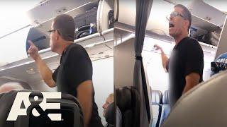 Man Steals Better Seat, RAGES & REFUSES To Leave JFK Airport | Fasten Your Seatbelt | A&E