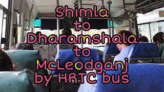 Shimla to Dharamshala to McLeodganj by Hrtc Bus | July 2021