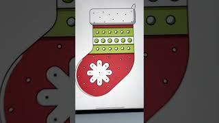 Lets draw a Christmas stocking on an iPad Pro! #adobe #procreate #illustrator