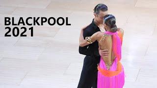 Alexander Chernositov & Arina Grishanina (USA) - Blackpool 2021 - Amateur Latin | R1 Rumba