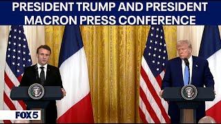 Live Press Conference: President Donald Trump and French President Emmanuel Macron