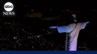 Rio De Janeiro celebrates new year with fireworks display