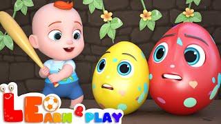 Leo Explores Colorful Surprise Eggs| Kids Songs & Nursery Rhymes | Learn & Play with Leo