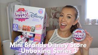 MINI BRANDS DISNEY STORE SERIES 3 UNBOXING | GEMMA SUMMER