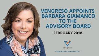 Vengreso Appoints Author and CEO of Social Centered Selling, Barbara Giamanco, to the Advisory Board