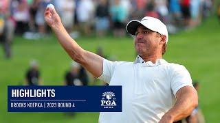 Brooks Koepka Winning Highlights | Round 4 | 2023 PGA Championship