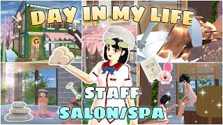 DAY IN MY LIFE PEGAWAI SPA/SALON || SAKURA SCHOOL SIMULATOR